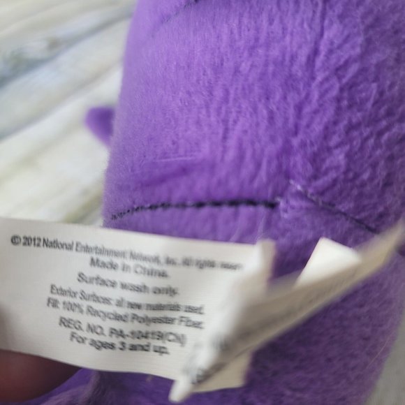 National Entertainment Network NEN Purple Shrimp Plush Appx 13+ inches - Picture 4 of 5